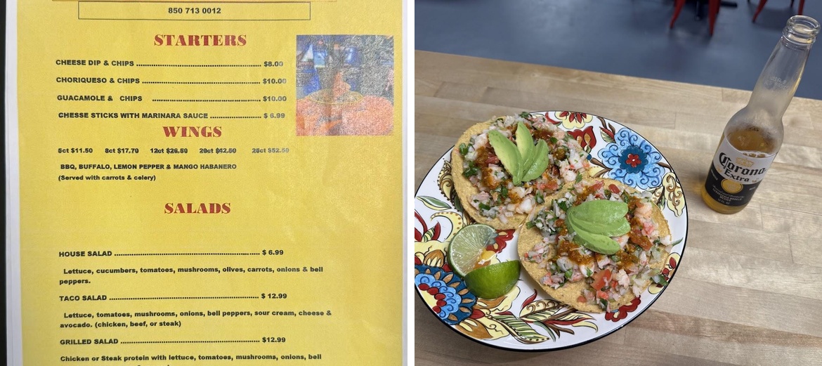 La Villa del Sabor Latino Menu